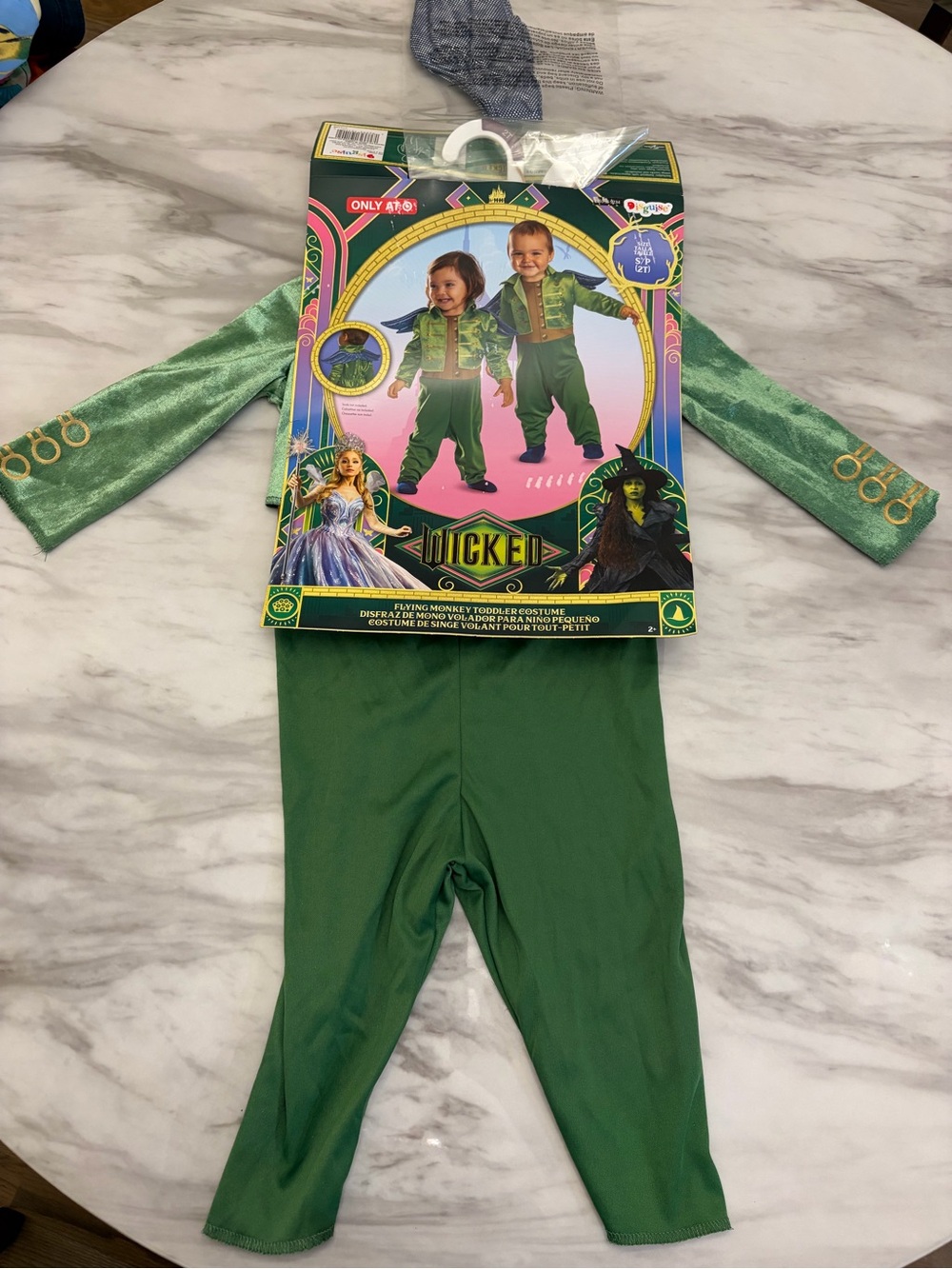 NWT Wicked Flying Monkey Toddler Costume Size 2T Disguise Halloween